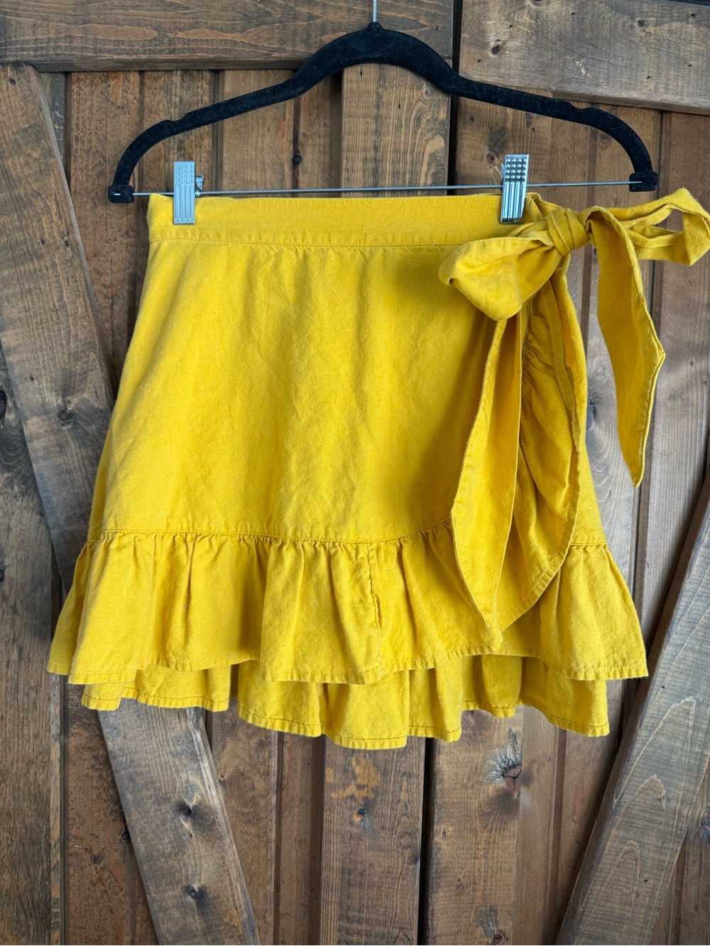 Aerie wrap mini skirt